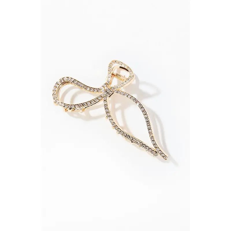 LA Hearts Women's Rhinestone Bow Hair Claw Clip T-Shirts, Hoodie, Sweatshirt | GrindPrints.com