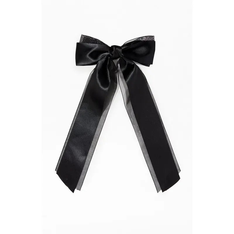 LA Hearts Women's Satin Organza Bow Barrette T-Shirts, Hoodie, Sweatshirt | GrindPrints.com