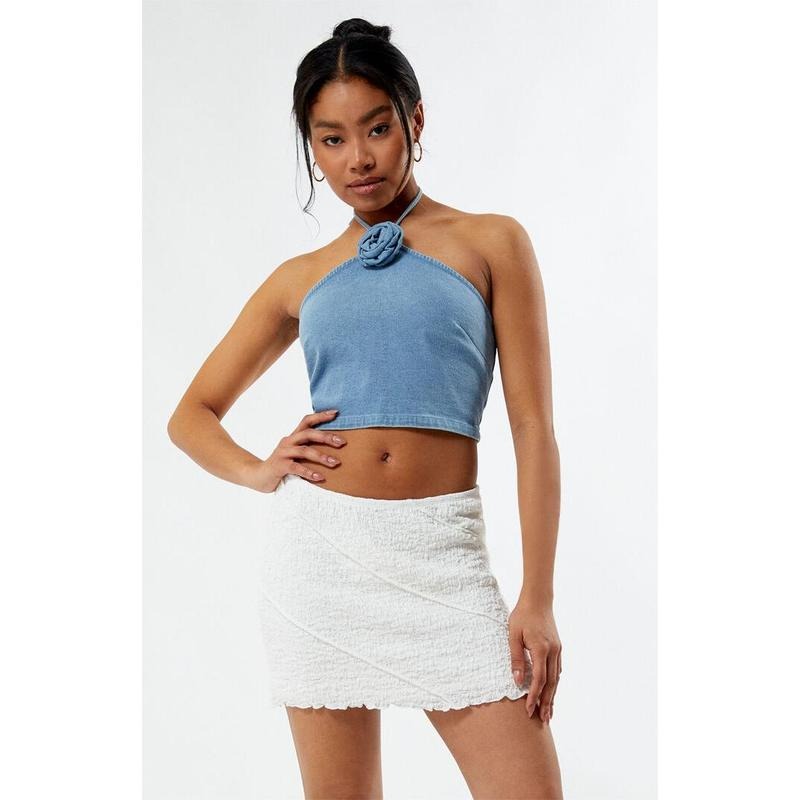 LA Hearts Women's Scrunch Seamed Mini Skirt - Multicolor T-Shirts, Hoodie, Sweatshirt | GrindPrints.com