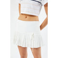LA Hearts Women's White Micro Pleated Mini Skirt - Multicolor T-Shirts, Hoodie, Sweatshirt | GrindPrints.com