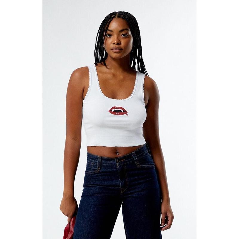 PS / LA Women's Bite Me Tank Top T-Shirts, Hoodie, Sweatshirt | GrindPrints.com