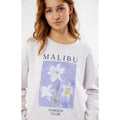 PS / LA Women's Malibu Garden Club Crew Neck Sweatshirt T-Shirts, Hoodie | GrindPrints.com