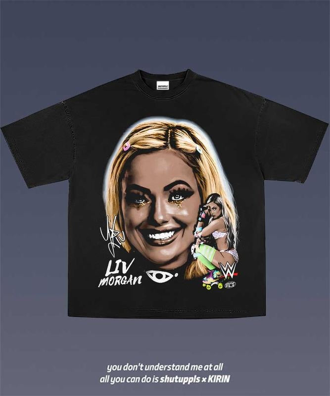 LIV MORGAN 1.0 TEE | VINTAGE TEE GRAPHIC T-SHIRT SWEATSHIRT HOODIE | SPORT TEE | GIFT FOR FAN | GrindPrints.com