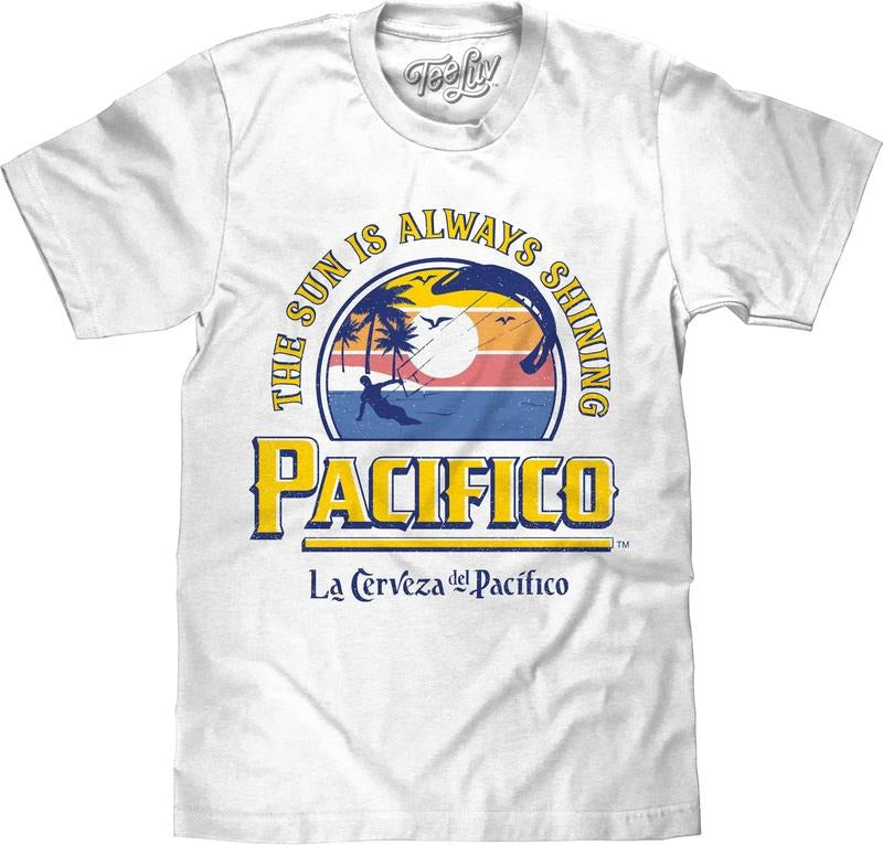La Cerveza Del Pacifico Beer T-Shirt - White Hoodie, Sweatshirt | GrindPrints.com