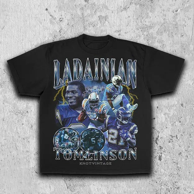 LaDainian Tomlinson Tee | Vintage Tee | Men's Graphic T-Shirt | Gift For Fan 1 Hoodie, Sweatshirt | GrindPrints.com