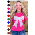 Lace Bow Graphic T-Shirt Hoodie, Sweatshirt | GrindPrints.com