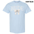 Lace Bride Bow Gildan Short Sleeve T-Shirt 'NLB' Hoodie, Sweatshirt | GrindPrints.com