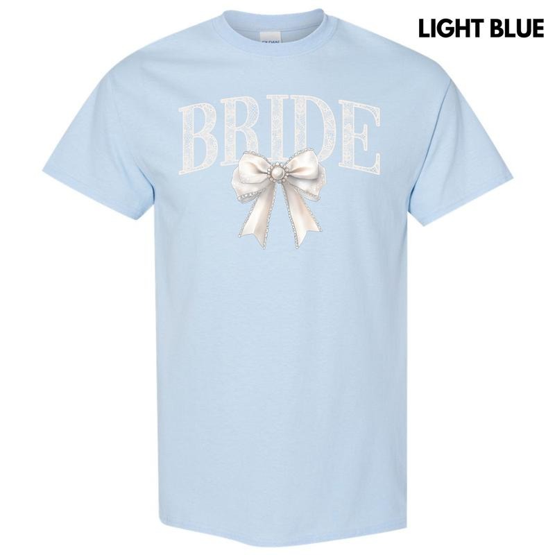 Lace Bride Bow Gildan Short Sleeve T-Shirt 'NLB' Hoodie, Sweatshirt | GrindPrints.com