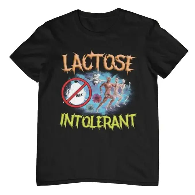 Lactose Intolerant, Weird Shirt, Specific Shirt, Funny Shirt Classic Cotton Unisex Hoodie, Sweatshirt | GrindPrints.com