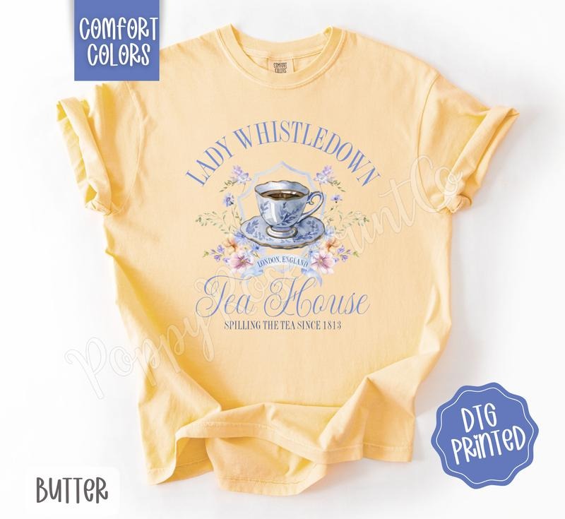 Lady Whistledown Shirt Comfort Colors, Trendy Graphic Tshirt Hoodie, Sweatshirt | GrindPrints.com