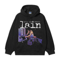 Lain "Organization" Heavyweight Vintage Hoodie Cotton Blend Classic Anime Sweatshirt Menswear Tops Pullover Long Sleeve...