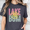 Lake Bum Shirt, Distressed Retro Summer Tee, Lake Day Beach Shirt, Lake Life Tee, Cute Girly Summer Vibes Shirt Hoodie,...