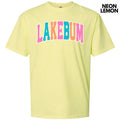 Lake Bum Varsity Letter Comfort Colors T-Shirt 'NLB' Hoodie, Sweatshirt | GrindPrints.com