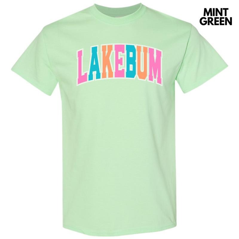 Lake Bum Varsity Letter Gildan Short Sleeve T-Shirt 'NLB' Hoodie, Sweatshirt | GrindPrints.com