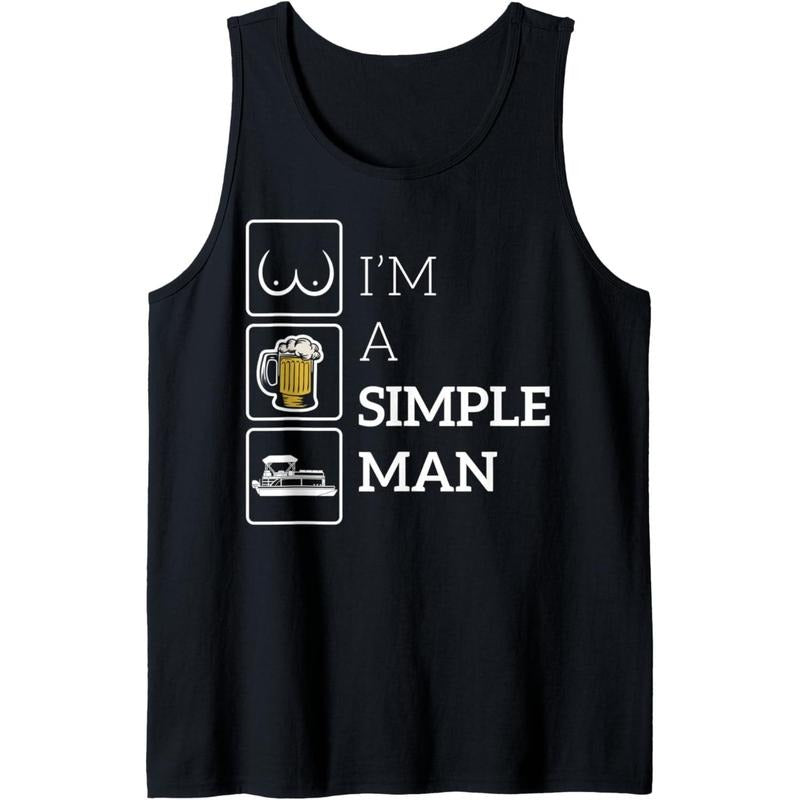 Lake Life Beer Boobs and Boats Dad Captain Gift Idea Tank Top T-Shirts, Hoodie, Sweatshirt | GrindPrints.com