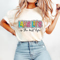 Lake Life T-Shirt, Hello Summer T-Shirt, Bright Doodle, Dalmatian Dots, Groovy Mama T-Shirt, Mom Shirt, tshirt hot trend...