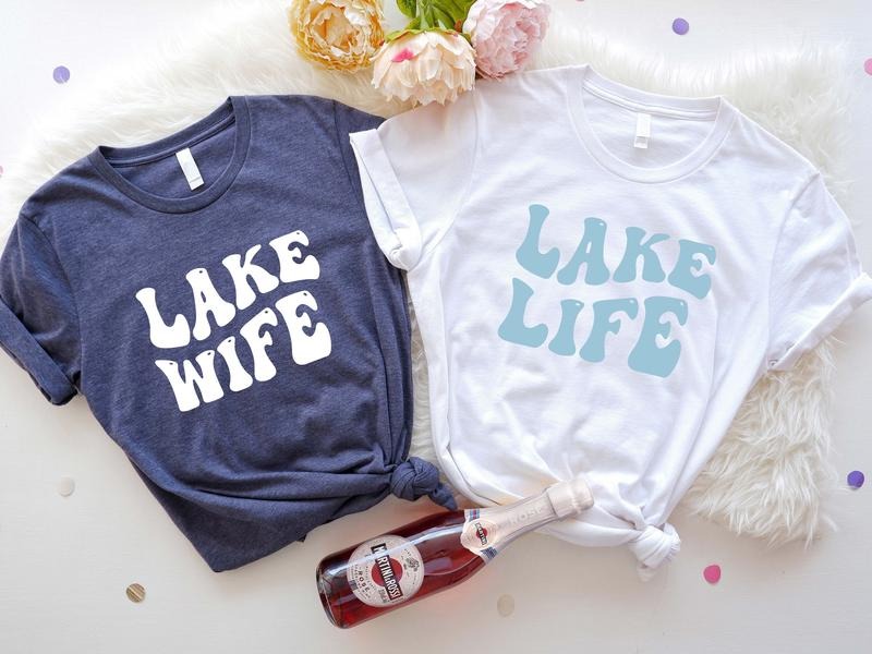 Lake Wife Lake Life Shirt Matching Lake Bachelorette Party Bridesmaid Proposal Wedding Party Shirt T-Shirts, Hoodie, Sweatshirt