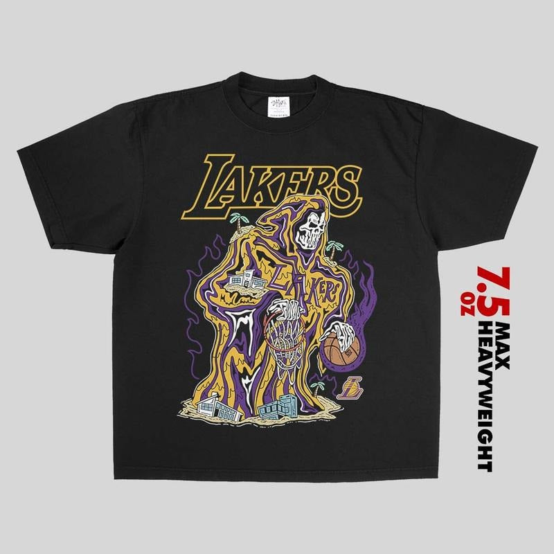 Laker City of Angels T Shirt Shaka Wear Graphics Hoodie, Sweatshirt | GrindPrints.com