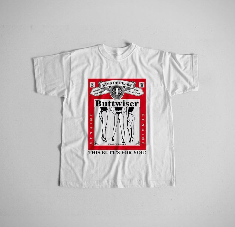 Lana Buttwiser T Shirt  Aesthetic - 90s  Retro  Vintage Unisex T-shirt Menswear Hoodie, Sweatshirt | GrindPrints.com