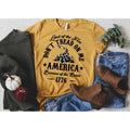 Land Free Don'T Tread Me America Because Brave 1776 4th July Family Matching Shirt Patriotic Shirts 4th July Shirt T-Shirts, Hoodie, Sweatshirt