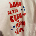 Large Lt Pink Land Of The Free Pullover T-Shirts, Hoodie, Sweatshirt | GrindPrints.com