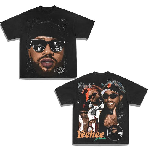 "Larry June" Graphic Tee - Vintage Bootleg Unisex Hoodie, Sweatshirt | GrindPrints.com