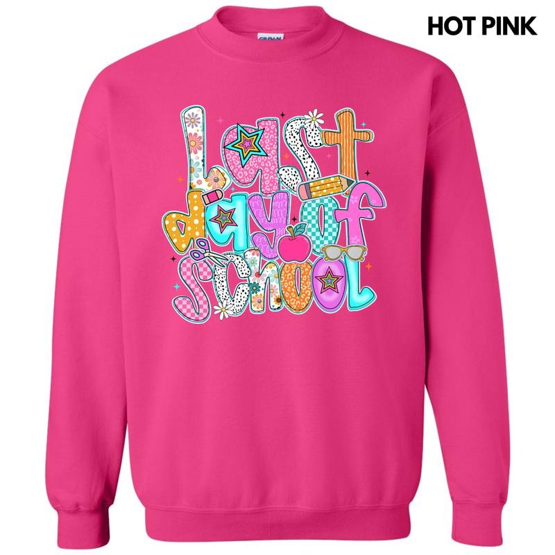 Last Day Of School Sweatshirt 'NLB' T-Shirts, Hoodie | GrindPrints.com