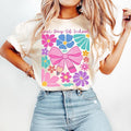 Last Day of School Pink Bow Pencil Flowers Pastel Boho Teacher Student Clipart T-Shirt Hoodie, Sweatshirt | GrindPrints.com