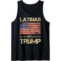Latinas For Trump Stars and Stripes American Flag Tank Top made in USA T-Shirts, Hoodie, Sweatshirt | GrindPrints.com