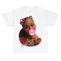 Lattoo Kittyy Bubble Gum Shirt Cotton Fabric Hoodie, Sweatshirt | GrindPrints.com