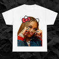 Lattooo Kitty Cute T-SHIRT Rap Tee Concert Hip Hop Shirt, Gift For Fans Cotton Fabric Hoodie, Sweatshirt | GrindPrints.com