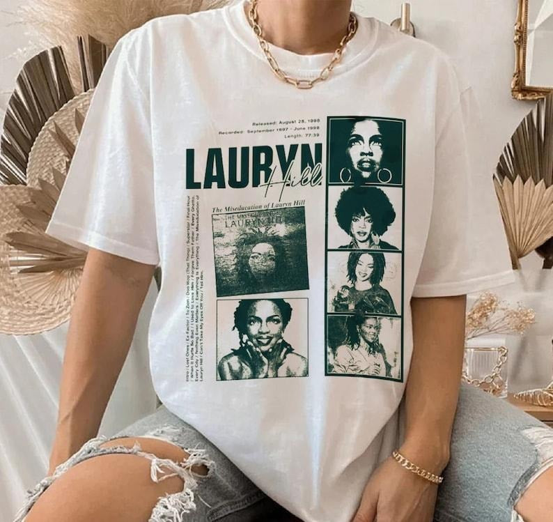 Lauryn Hill 90s Vintage Shirt Lauryn Hill Album Shirt Lauryn Hill Hip Hop Shirt Casual Comfort T-Shirts, Hoodie, Sweatshirt