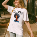 Lauryn Hill Graphic T-Shirt Medium Casual Top for Men and Women Fans Gift Hoodie, Sweatshirt | GrindPrints.com