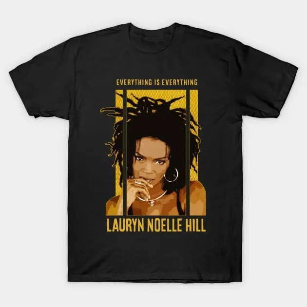 Lauryn Hill T Shirt Vintage Graphic Lauryn Hill - Everything T-Shirts Menswear Top Hoodie, Sweatshirt | GrindPrints.com