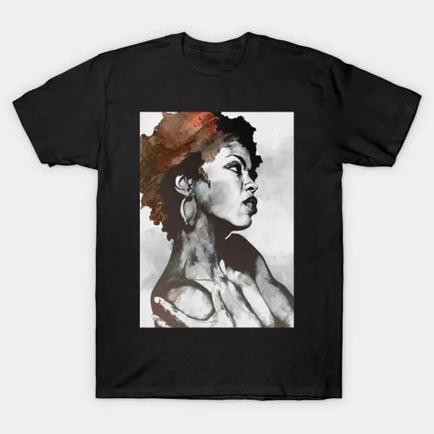 Lauryn Hill T Shirt Vintage Graphic Miseducation red | Lauryn Hill tribute portrait | bkg Menswear T-Shirt Hoodie, Sweatshirt