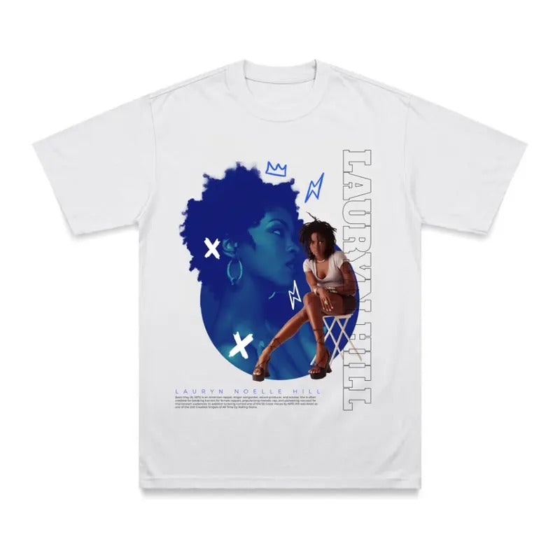 Lauryn Hill Tee, Lauryn T-Shirt, Lauryn Concert, Fans Gift For Men And Women T-Shirt, Heavy Cotton, Unisex for Man &...