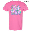 Lavender Floral Cat Mama Gildan Short Sleeve T-Shirt 'NLB' Hoodie, Sweatshirt | GrindPrints.com