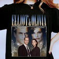Law And Order Olivia Benson And Elliot Stabler Shirt | Elliot and Olivia Shirt | Law And Order Shirt | Vintage 90s Shirt...