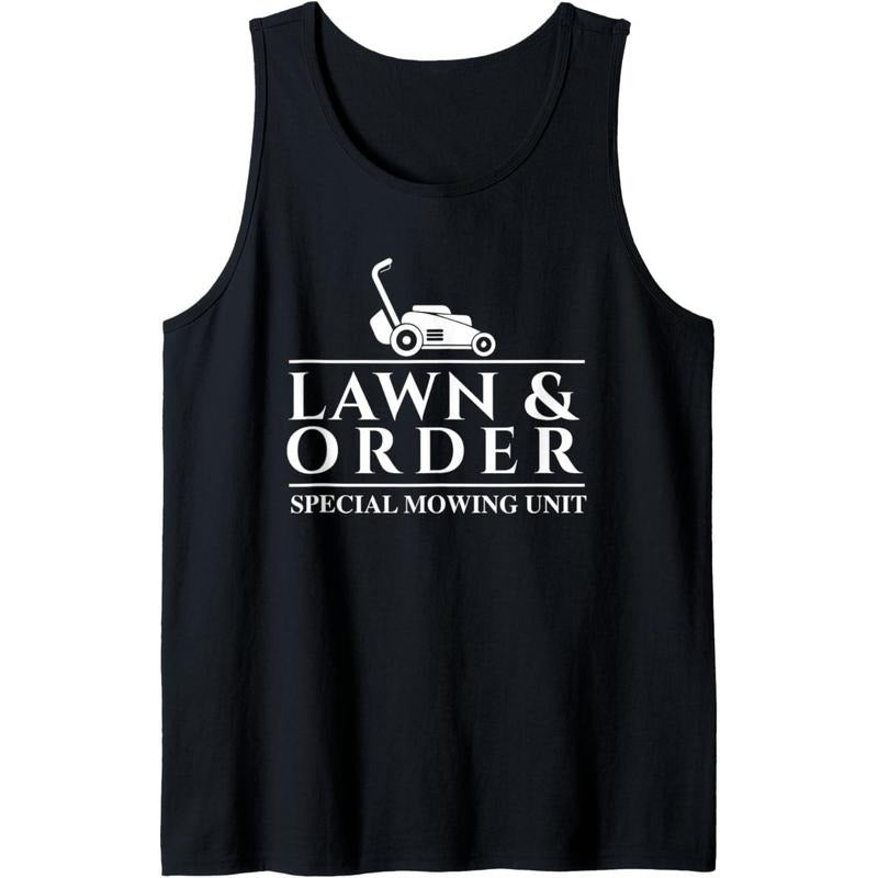 Lawn & Order Special Mowing Unit - Gardening Lawn Mower Tank Top T-Shirts, Hoodie, Sweatshirt | GrindPrints.com