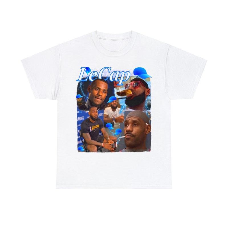 LeCap T-Shirt Featuring Iconic LeBron Meme Design for Fans Hoodie, Sweatshirt | GrindPrints.com