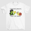 Leak Documents T-Shirt Featuring Bold and Controversial Meme Design for Fans of Humor Hoodie, Sweatshirt | GrindPrints.com