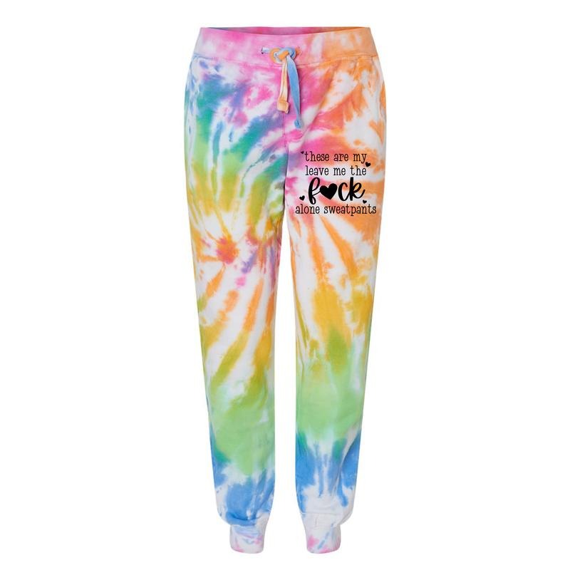 Leave Me Alone Tie Dye Joggers T-Shirts, Hoodie, Sweatshirt | GrindPrints.com