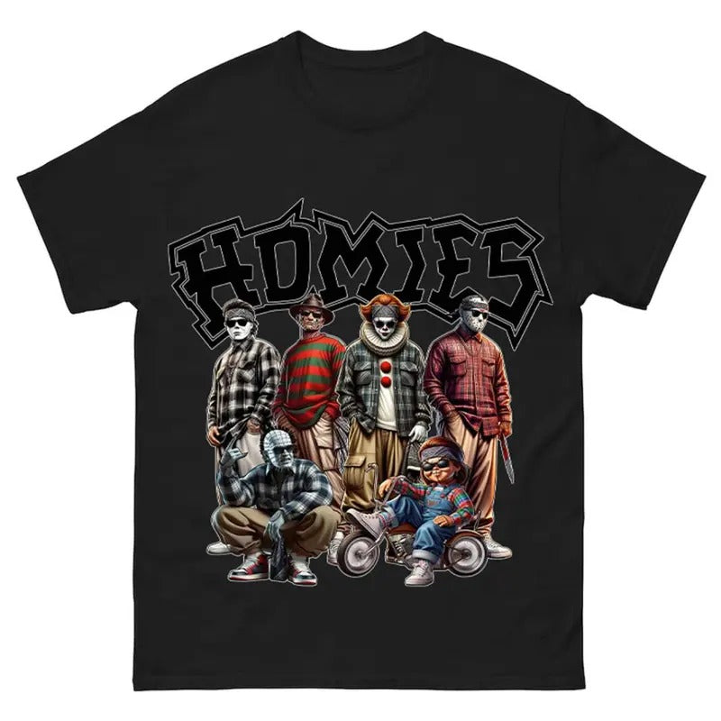 Legends of Horror in Thug Tee Life Style Halloween Tee Hoodie, Sweatshirt | GrindPrints.com