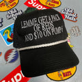 Lemme Get A Pack Of Reds And $10 On Pump 6 Vintage Custom Embroidered Black Snapback Mesh Trucker Cap Novelty America USA...