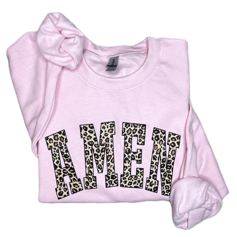Leopard Amen Amen T-Shirts, Hoodie, Sweatshirt