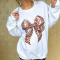 Leopard Bow Graphic Top T-Shirts, Hoodie, Sweatshirt | GrindPrints.com