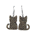 Leopard Cat Earrings T-Shirts, Hoodie, Sweatshirt | GrindPrints.com
