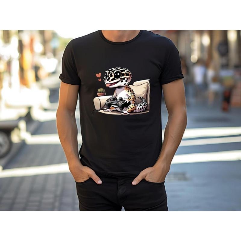 Leopard Gecko Video Gaming Reptile Lover Gecko Reptile Anime Videogamer Cute Gaming Shirt Lizard Videogamer Made Usa T-Shirts, Hoodie, Sweatshirt