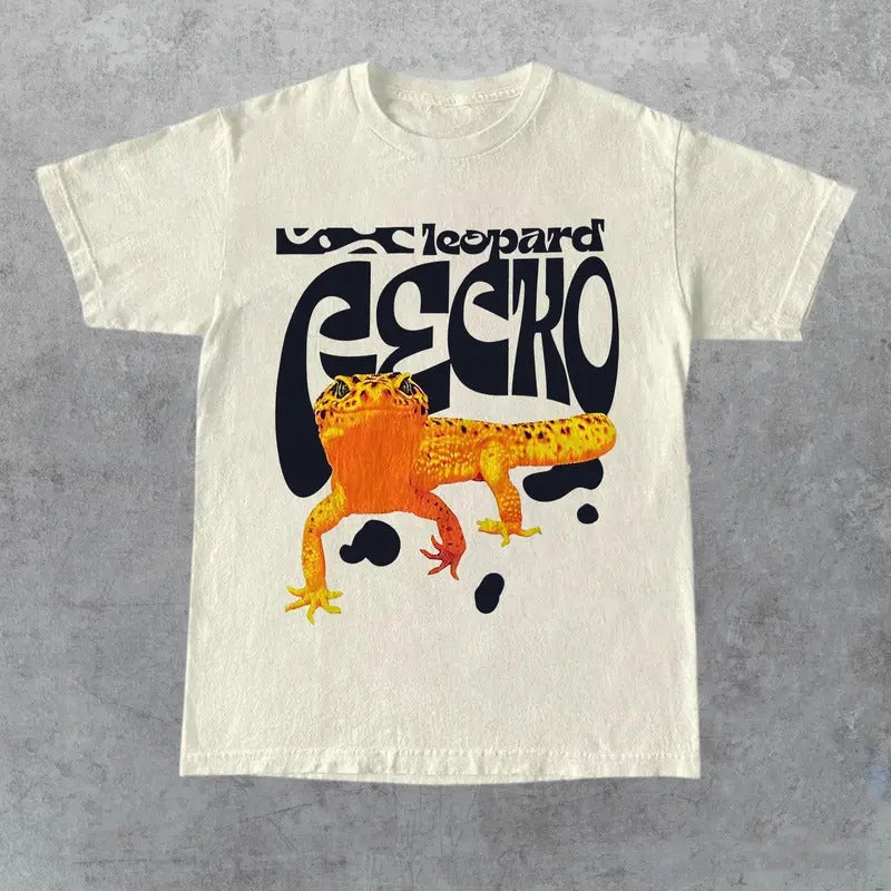 Leopard Gecko v1 Tee Shirt Outfit, Gift for Her, Gift for Him, Gift for Friend Hoodie, Sweatshirt | GrindPrints.com