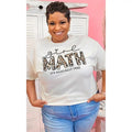 Leopard Girl Math Graphic Shirt Hoodie, Sweatshirt | GrindPrints.com